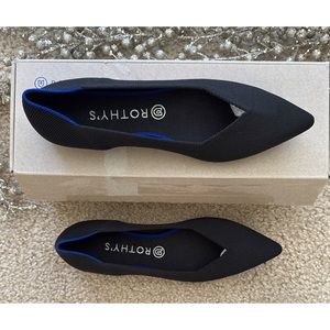 Rothy’s The Point Black Solid Flats